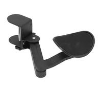 Clamp on Adjustable Armrest, Ergonomic 360° Swivel Elbow Rest Cushion Pad, Full Motion Above Table Extension Platform Arm Support for Office & Gaming