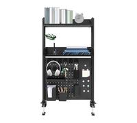 Clamp-On Desktop Organizer Shelf, Carbon Steel Construction for Home Office and Gaming Desk Storage