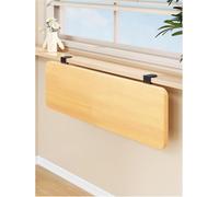 Clamp-on Fold Down Window Sill Extender Shelf, Space Saving Desk Extension For Plants Decor Storage, Heavy Duty Desktop Organizer 80x20cm/2.63x0.66ft 17.5x25cm/0.58x0.82ft