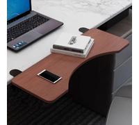 Clamp-On Foldable Keyboard Tray - Desk Extender with Punch-Free Design & Lengthened Hand Rest - Ideal for Work, Study, Gaming & Office Use - Ergonomic Desktop Solution