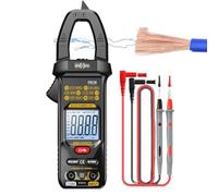 Clamp On Multimeter - Intelligent AC Tester 4000 Counts - Intelligent Digital Display Clamp Meter for Electrician DC AC Voltage Electrical Automotive Home Industrial Garage