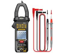 Clamp On Multimeter,Portable Voltage Tester 4000 Counts | Burn-proof Digital Display Clamp Meter for Voltage Current DC AC Workshop Home Automotive Garage Electrician