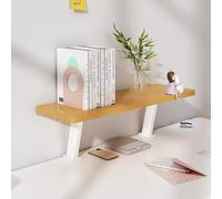 Clamp On Organizer Shelf - Adjustable Extension Floating Shelf with Top Storage - Versatile and Space-Saving Design