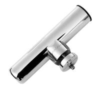 Clamp on Rod Holder, 360° Adjustable Corrosion Resistant Stainless Steel Rail Mount Rod Holder for Rails 3/4" To 1