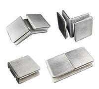 Clamp-on Support Bracket， Stainless Steel Glass Door Hinge Bracket For Bathroom Shower With Multiple Angles(180 degree)