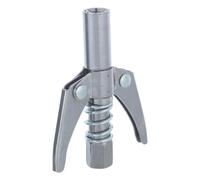 Clamp Type Grease Gun Coupler Adapter Nozzle with 15mm Upper 13mm | Self-locking Double Lever Clamp, Heavy Duty Design, High-pressure Performance for Industrial Maintenance