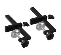 Clamping Heavy G Clamps 10140Mm 2Pcs Range Adjustable Duty Aluminium Carbon Steel Table Clamp Having Screw Plus Woodworking Welding DIY for Workshop Holding Black