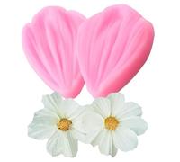 Clamping Peony Petals Silicone Mold - Adjustable Fondant Gumpaste Mold for Cake Decorating Chocolate Candy