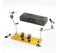 ClampRex O3-Box Magnetic Helping Hands with Parallel Clamp, S-M-L Set