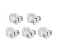 Clamps 5 PCS | Aluminum Alloy Butt Joint Narrow Band Clamp for Cars/Trucks/Motorcycles | Non - Destructive Fastening with 6mm Center Hole