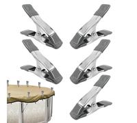 Clamps for Pool Cover - Pack of 5 Windproof Metal Mounting Hardware, with Protective Coating, Quick Release Pool Cover Clips, for Tent, Awning, Gazebo, Background, Fabric Draping, Banquet