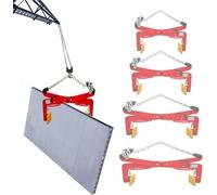 Clamps,Heavy Duty Stone Lifting Clamp - Granite Slab & Steel Plate Handling Tool, 3X-Large Building Lifting Clamps for Safe and Efficient Material Handling,S