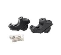 Clamps Riser Handlebar Motorcycle Handlebar Risers Bar Riser For Pan America 1250 Special 1250S PA1250 PA1250S 2021 2022 Black Metal 2 PCS