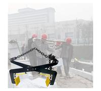 Clamps,Stone Lifting Clamps with Non-Slip Rubber Pads, Adjustable Chain Link Design for Vertical Plate Lifting in Factories and Mining