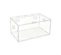 Clamshell Acrylic Terrarium With Balanced Airflow Through Three Sides And Panel Construction For Reptile Habitats(20 * 12 * 12cm)