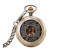 Clamshell Trend Necklace Mechanical Pocket Watch Fashion Retro Clamshell Anime Male Lady Student Watch Decorate Gift for Father Pocket Watch