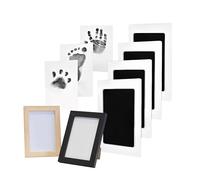 CLAMSK Inkless Paw Print Kit for Dogs Cats Babies Clean Touch Impression Keepsake No Mess Stamp Pad Clay Alternative DIY Pet Nursery Decor Footprint Handprint Project