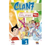 Clan 7 con ¡Hola, amigos! 1: Libro del alumno / Kursbuch + Code