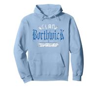 Clan Borthwick - Mischief and Mayhem Since The Middle Ages Pullover Hoodie, Adult Unisex, Dusty Blue, Small
