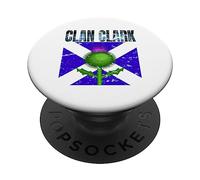 Clan Clark Tartan Scottish Family Name Scotland Pride PopSockets Swappable PopGrip