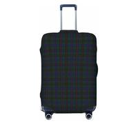 Clan Davidson Tartan Luggage Cover, Washable Suitcase Cover - Travel Fashion Elastic Suitcase Protector Small
