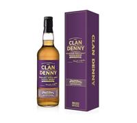 Clan Denny Highland Single Malt Scotch Whisky - Smooth & Fruity, Honey & Caramel Notes, Small Batch Whisky, 40% ABV (70cl)