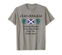 Clan Douglas Tartan Scottish Family Name Scotland Pride T-Shirt