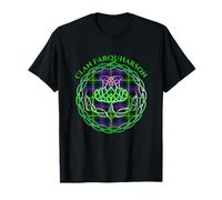 Clan Farquharson Scottish Tartan Celtic Thistle T-Shirt