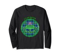 Clan Keith Scottish Tartan Celtic Thistle Long Sleeve T-Shirt