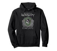 Clan Kennedy crest tartan celtic last name vinatge Pullover Hoodie