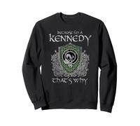 Clan Kennedy crest tartan celtic last name vinatge Sweatshirt