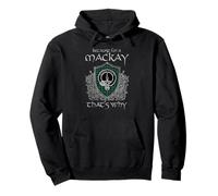 Clan Mackay crest tartan celtic last name vinatge Pullover Hoodie