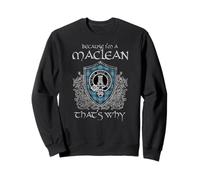 Clan MacLean crest tartan celtic last name vinatge Sweatshirt