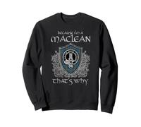 Clan MacLean crest tartan celtic last name vinatge Sweatshirt
