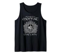 Clan Moffat Crest Tartan Celtic Last Name Vinatge Tank Top