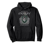 Clan Murray crest tartan celtic last name vinatge Pullover Hoodie