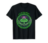 Clan Murray Scottish Tartan Celtic Thistle T-Shirt