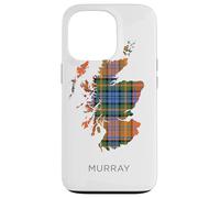 Clan Murray Tartan, Scotland Map, Murray Family Case for iPhone 13 Pro