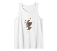 Clan Murray Tartan, Scotland Map, Murray Family Tank Top