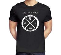Clan of Xymox Logo Mens T-Shirt Casual Cotton Unisex Black Tee Tops XL