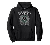Clan Robertson crest tartan celtic last name vinatge Pullover Hoodie