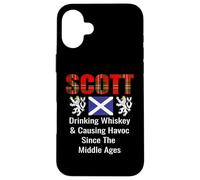Clan Scott Tartan Scottish Family Name Scotland Pride Case for iPhone 16 Plus