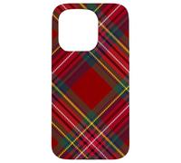 Clan Stewart Tartan Scottish Red Plaid Merry Christmas Case for iPhone 15 Pro