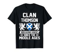 Clan Thomson Scottish Family Clan Scotland wreaking havoc mz T-Shirt