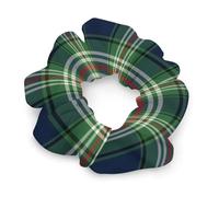 Clan Todd Tartan Hair Ties | Satin Silk Hair Scrunchies Elastic Ponytail Holders Hair Accessories for Women