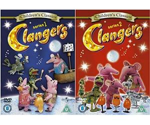 Clangers Complete Series 1-2 DVD Collection including encounters with the Froglets and the Soup Dragon : Complete 26 Stories / Episodes by Oliver Postgate