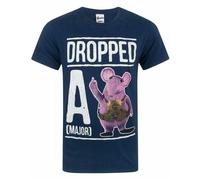 Clangers Mens Blue Major Clanger Short Sleeved T-Shirt - Large