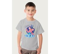 Clangers Small Clanger Let's Go Explore Retro T-Shirt in Mid Grey | Size: 5-6 Years Clangers Mid Grey 5-6 Years