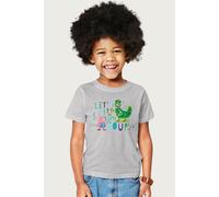 Clangers Soup Dragon Let's Get Some Soup T-Shirt in Mid Grey | Size: 5-6 Years Clangers Mid Grey 5-6 Years