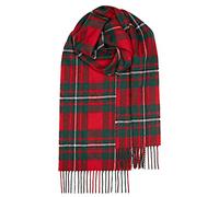 Clans of Scotland - 100% Pure Lambswool Scottish Clan Tartan Scarf - 100% Wool - Pure Wool Tartan Scarf - In Various Tartans - Perfect for Men and Women - 12x60 Inches - Macgregor